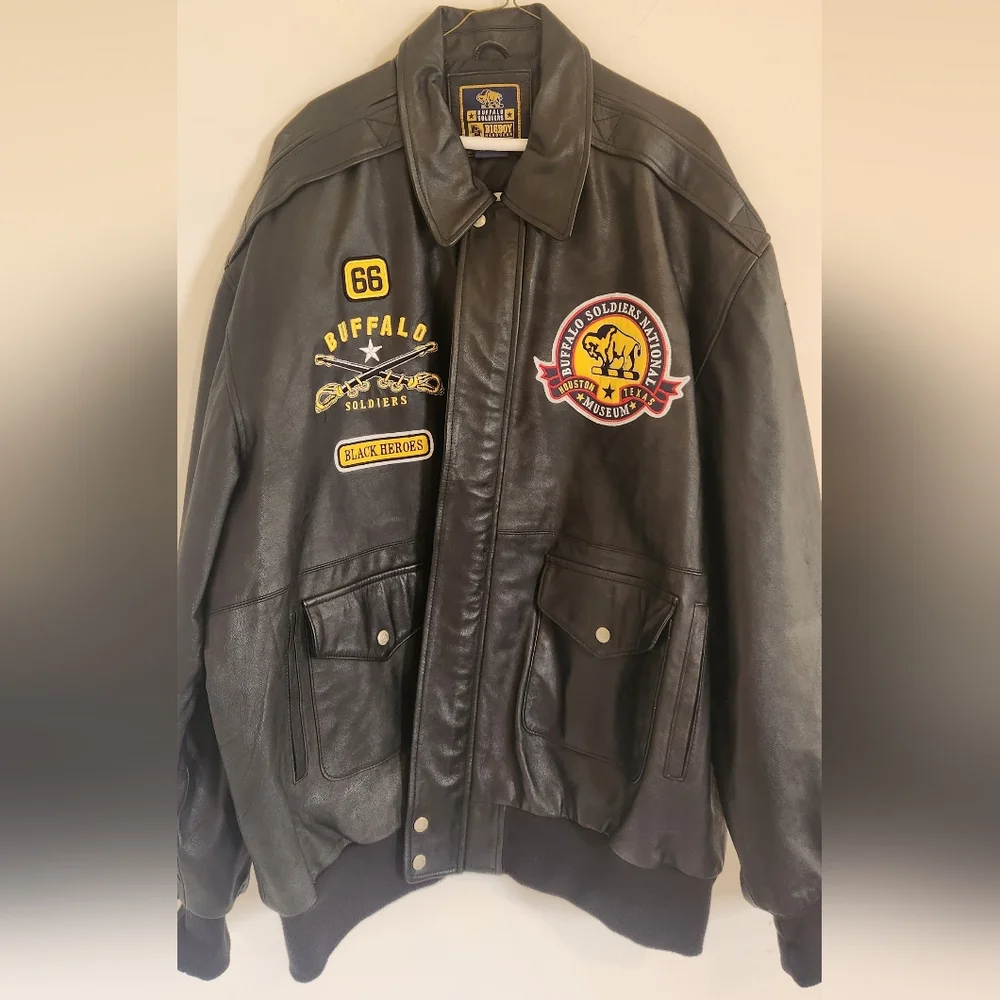 Buffalo Soldiers / Black Heroes Commemorative Military Jacket- Men's Size 5XL - Picture 3 of 16